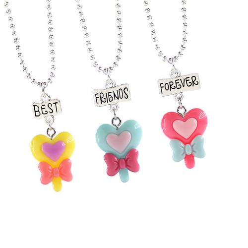 3pz collana amicizia resina - 3pz,